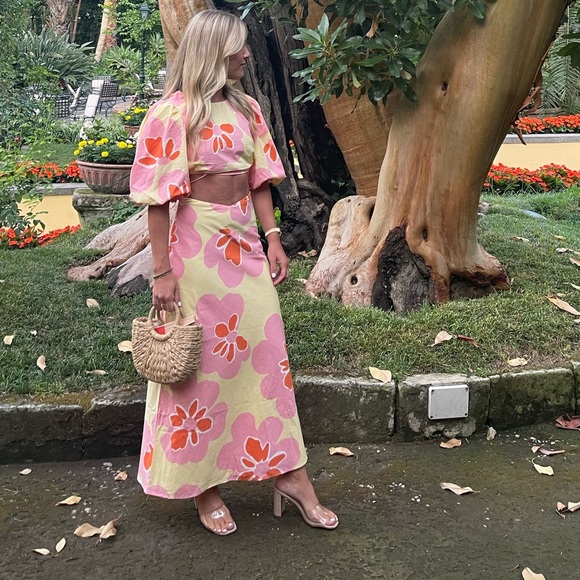 Sabo Skirt Jaide Midi skirt and crop top Set - Picture 2 of 6